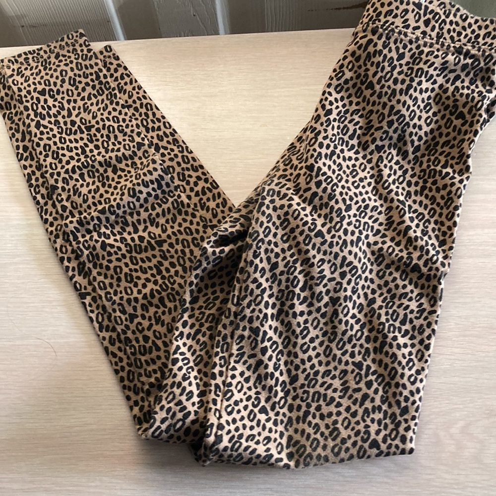 CREWCUTS FULL LENGTH LEOPARD LEGGINGS SIZE 12 - Picture 4 of 4